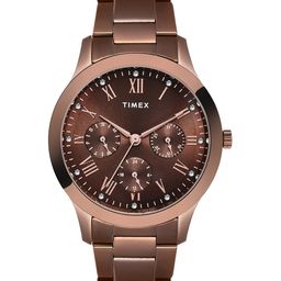 Timex Women Stainless Steel Bracelet Style Straps Analogue Watch TW000Q820-11