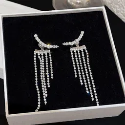 VAGHBHATT Silver Plated Stones Studded Drop Earrings-55