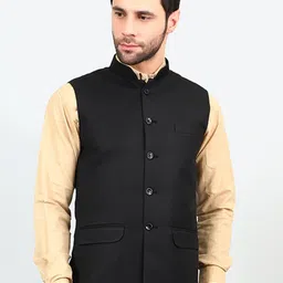 Wintage Mandarin Collar Modi Nehru Jackets-picture-24