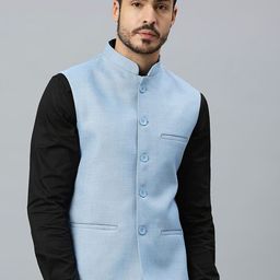 ESSAS club Jute Cotton Nehru Jacket-31