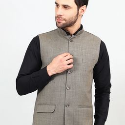 Wintage Woven Modi Nehru Jacket-picture-58