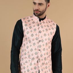 Wintage Printed Nehru Jacket-picture-27
