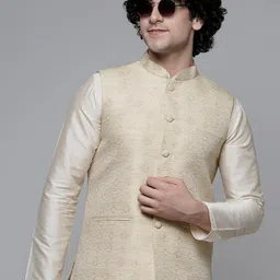 MAAHI FABS Woven Design Nehru Jackets-51
