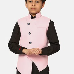 TAHVO Boys Moisture Absorbent Angrakha Nehru Jacket-13