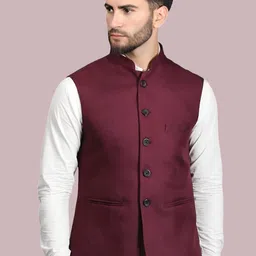 BAESD Mandarin Collar Nehru Jackets-picture-58