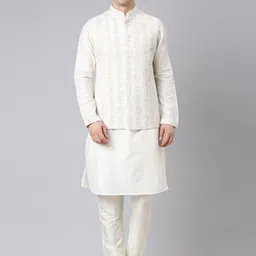 TheEthnic.Co Ethnic Motifs Embroidered Nehru Jacket-picture-48
