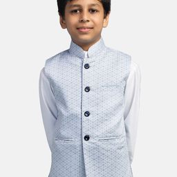 TAHVO Boys Printed Nehru Jackets-33