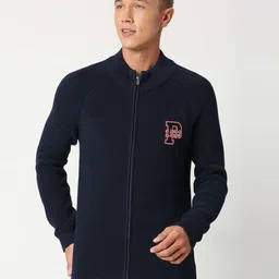 Pepe Jeans Men Navy Blue & Red Cotton Embroidered-picture-33
