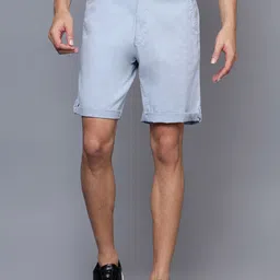 Cantabil Men Mid-Rise Knee Length Cotton Chino Shorts-picture-19