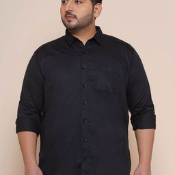John Pride Plus Size Casual Satin Shirt-image-48