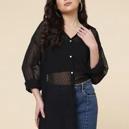 A.T.U.N. Micro Ditsy Printed Casual Shirt-picture-3