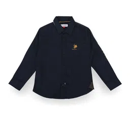 U.S. Polo Assn. Kids Boys Classic Twill Weave Pure Cotton Casual Shirt-picture-3