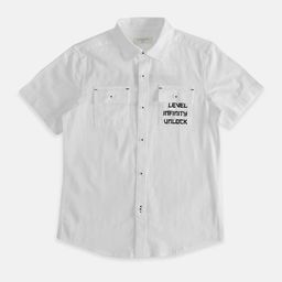 Pantaloons Junior Boys Spread Collar Cotton Casual Shirt-picture-48