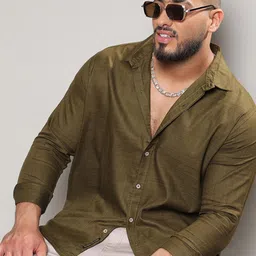 Instafab Plus Classic Cotton Casual Shirt-image-97