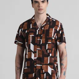 Jack & Jones Abstract Printed Casual Shirt-picture-40