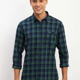 Allen Solly Men Opaque Checked Casual Shirt-image-82