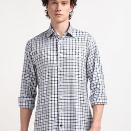 Tommy Hilfiger Men Gingham Checks Opaque Checked Casual Shirt-image-19