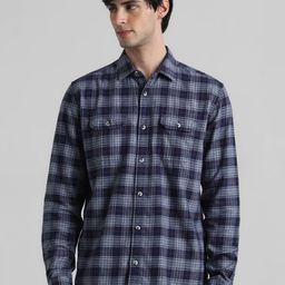 Jack & Jones Tartan Checks Pure Cotton Casual Shirt-image-32