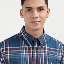 Tommy Hilfiger Men Tartan Checks Opaque Checked Casual Shirt-image-83