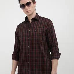 Tommy Hilfiger Men Tartan Checks Opaque Checked Casual Shirt-picture-21