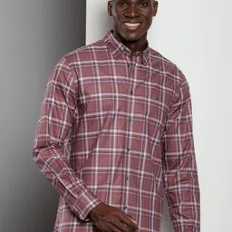 Tommy Hilfiger Tartan Checked Button-Down Collar Cotton Casual Shirt-image-51
