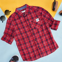 Pantaloons Junior Boys Tartan Checked Casual Shirt-31