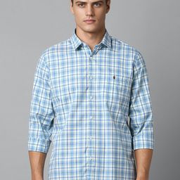 Louis Philippe Sport Men Slim Fit Opaque Checked Casual Shirt-picture-10
