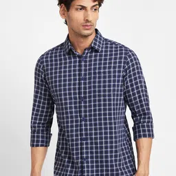 Being Human Men Slim Fit Opaque Checked Casual Shirt-picture-41