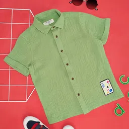 Pantaloons Junior Boys Pure Cotton Casual Shirt-20