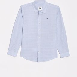 Allen Solly Junior Boys Slim Fit Spread Collar Textured Cotton Casual Shirt-image-41
