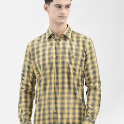 Crimsoune Club Checked Slim Fit Pure Cotton Casual Shirt-image-76