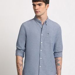 THE BEAR HOUSE Slim Fit Cotton Casual Shirt-image-66
