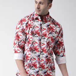Hangup Floral Printed Slim Fit Casual Shirt-image-82