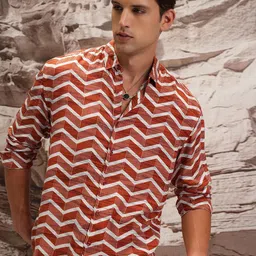 HIGHLANDER Men Opaque Printed Casual Shirt-picture-44