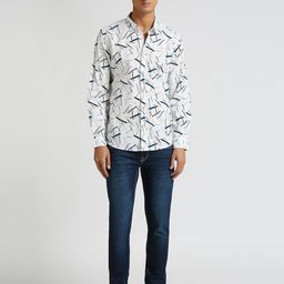 Pepe Jeans Spread Collar Long sleeves Opaque Printed Cotton Casual Shirt-picture-13