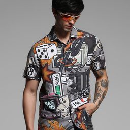 Jack & Jones Men Opaque Printed Casual Shirt-picture-23