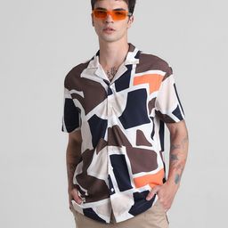 Jack & Jones Geometric Printed Casual Shirt-picture-21