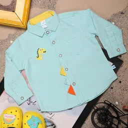 V-Mart Infant Boys Embroidered Cotton Casual Shirt-image-69