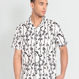 Flying Machine Men Printed Casual Shirt-image-90