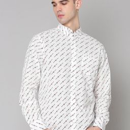 GANT Regular Fit Button Down Printed Casual Shirts-0