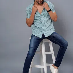 JAIPURI COLLECTION Standard Opaque Printed Cotton Casual Shirt-image-93