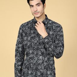 VRIKSH Floral Printed Cotton Casual Shirt-image-9