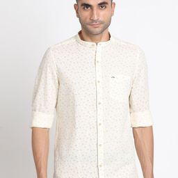 Turtle Relaxed Slim Fit Micro Ditsy Printed Casual Shirt-image-58