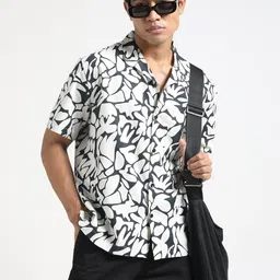 R&B Men Standard Slim Fit Opaque Printed Casual Shirt-picture-42