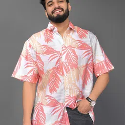BROWN BROTHERS Relaxed Tropical Printed Casual Shirt-picture-48