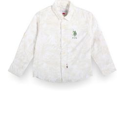 U.S. Polo Assn. Kids Boys Classic Floral Printed Casual Cotton Shirt-picture-16