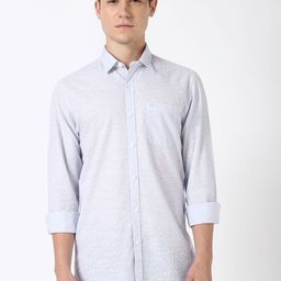 Peter England Casuals Men Spread Collar Floral Printed Cotton Casual Shirt-image-80
