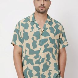 Mufti Relaxed Fit Abstract Printed Casual Shirt-image-53
