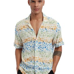 Banana Club Men Classic Opaque Printed Casual Shirt-image-94