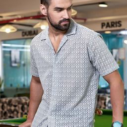 Campus Sutra Floral Embroidered Shirt-image-79